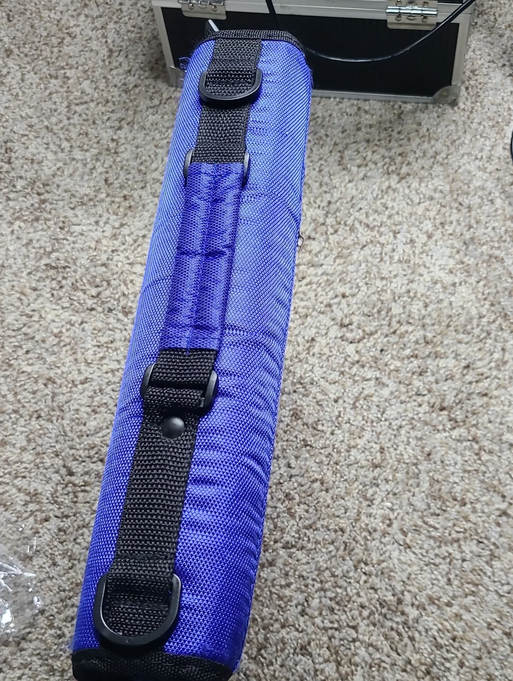 Case-it Blue and Black Double Zippered Binder Organizer